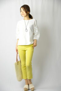 最旬！ミセスのためのチュニック×パンツコーデ