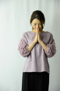 気になる二の腕を上手にフォローしてくれるチュニック